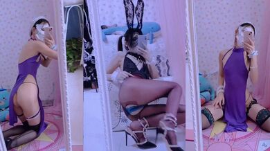 美腿网红 清溪 大尺度付费福利流出 各种情趣造型淫骚起舞 露奶露穴玩肛塞爆菊 假屌自慰狂插骚穴！